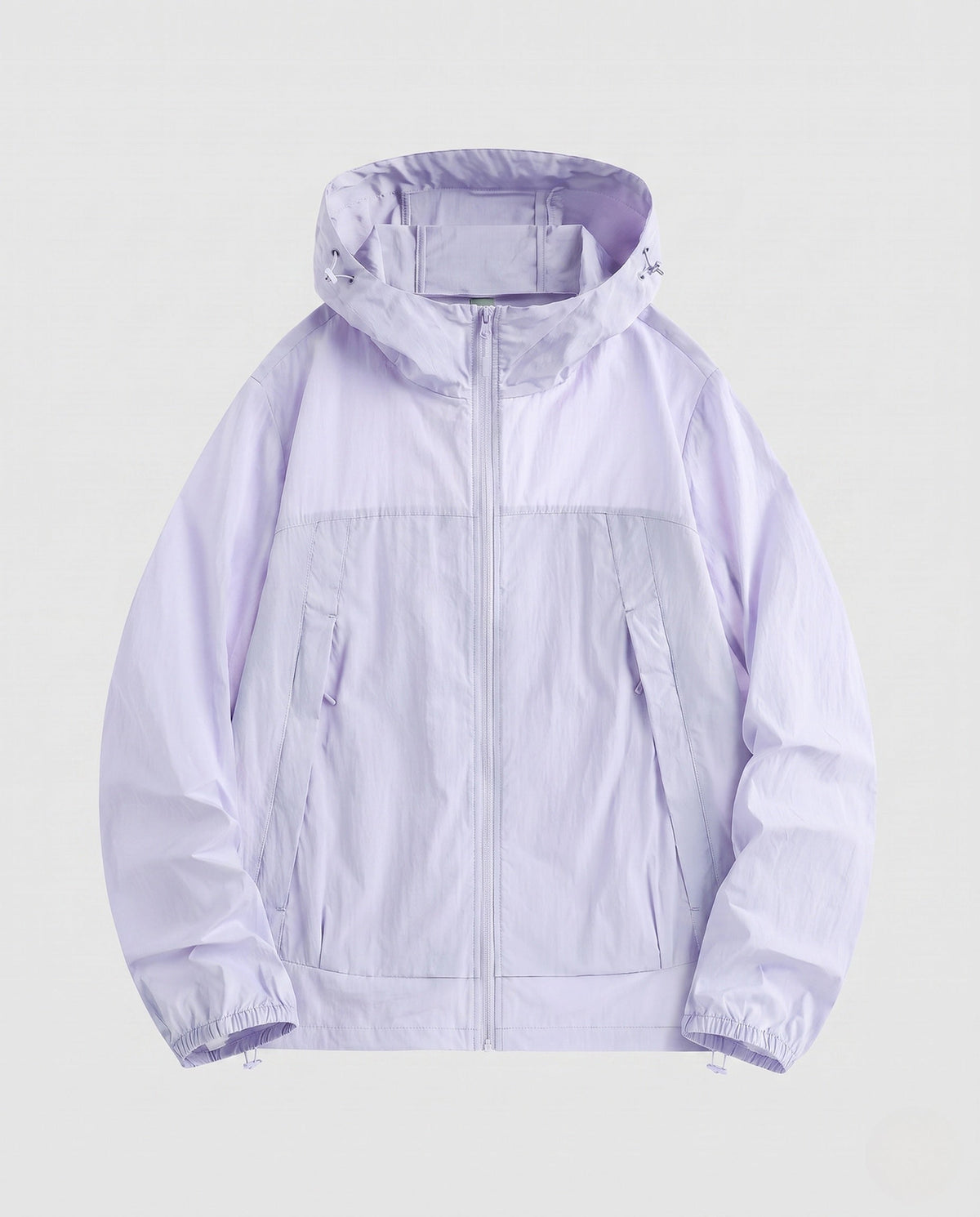 Unisex nan lightweight hooded outdoor jacket with water-repellent DWR coating and adjustable hem All Fashion - product shot