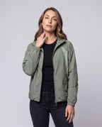 Unisex nan lightweight running and wind jacket with hood, breathable mesh inserts and packing function All Fashion - upper body view