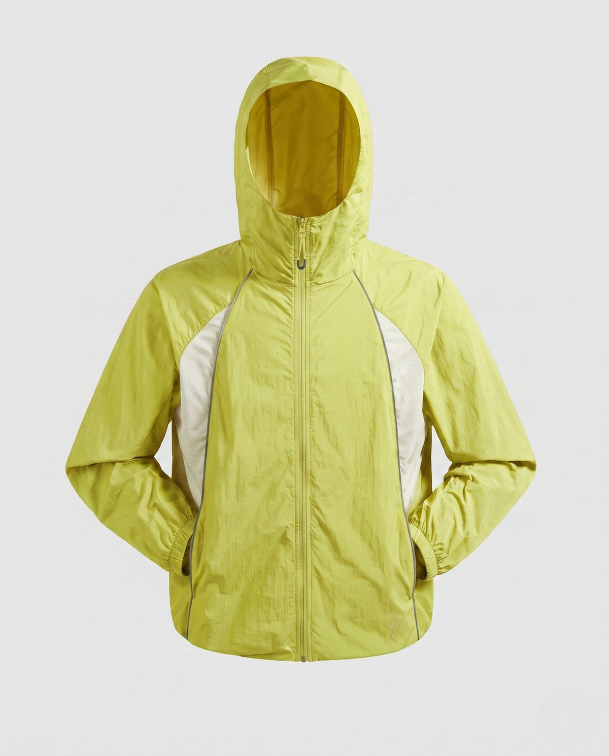 Unisex nan lightweight running and wind jacket with hood, breathable mesh inserts and packing function All Fashion - product shot