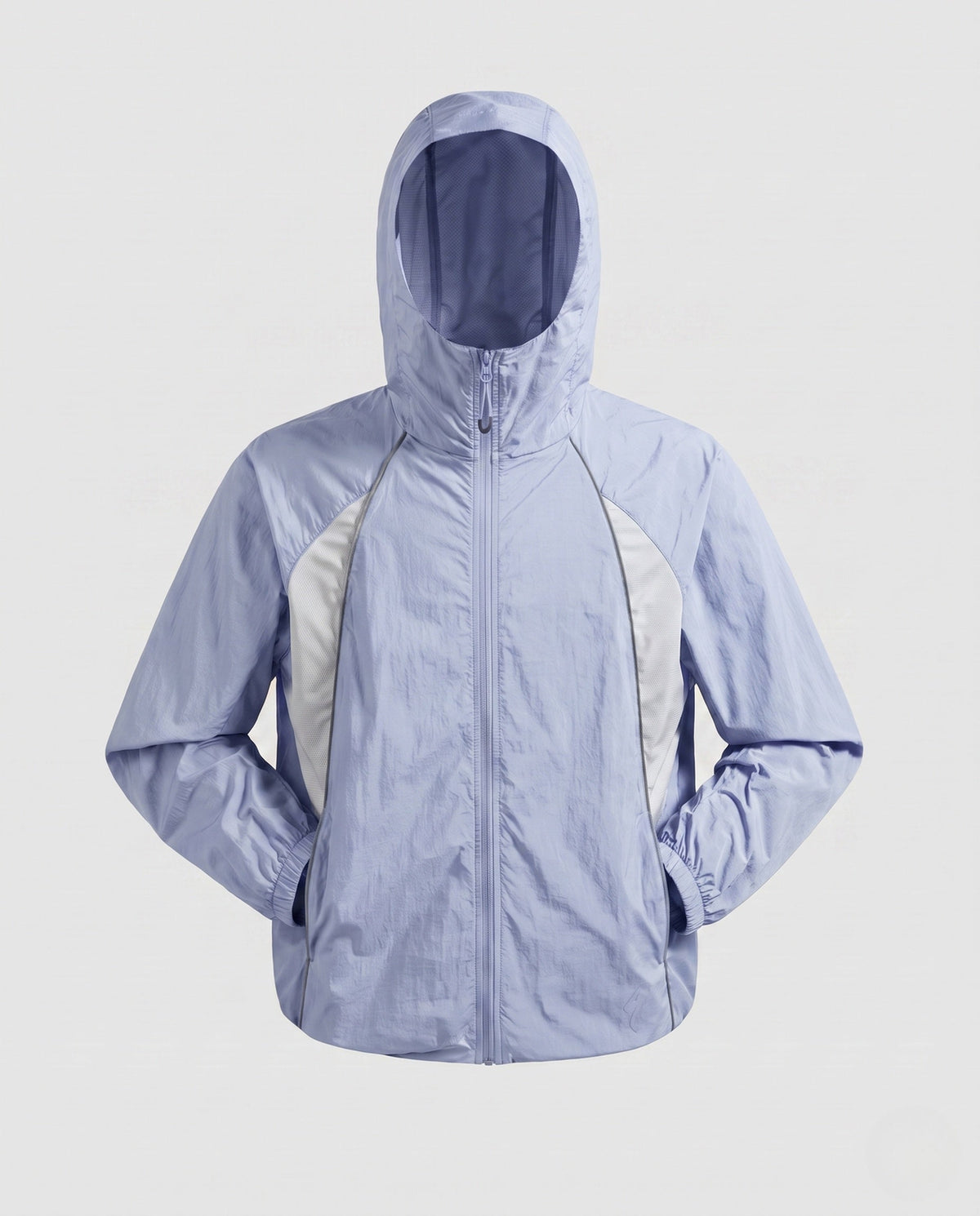 Unisex nan lightweight running and wind jacket with hood, breathable mesh inserts and packing function All Fashion - product shot