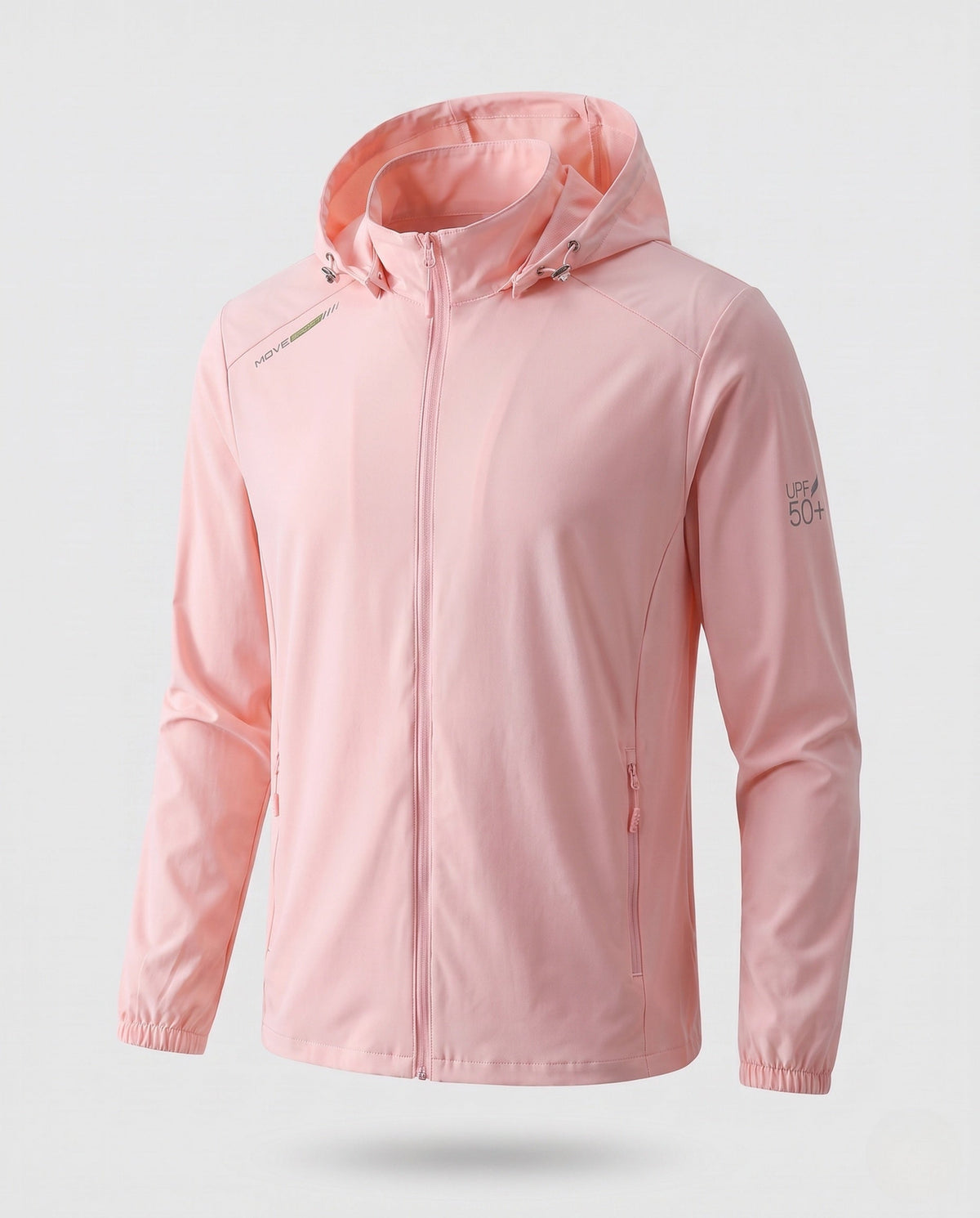 Unisex nan lightweight sun protection softshell jacket with hood, cooling functional fiber, and zippered pockets All Fashion - product shot