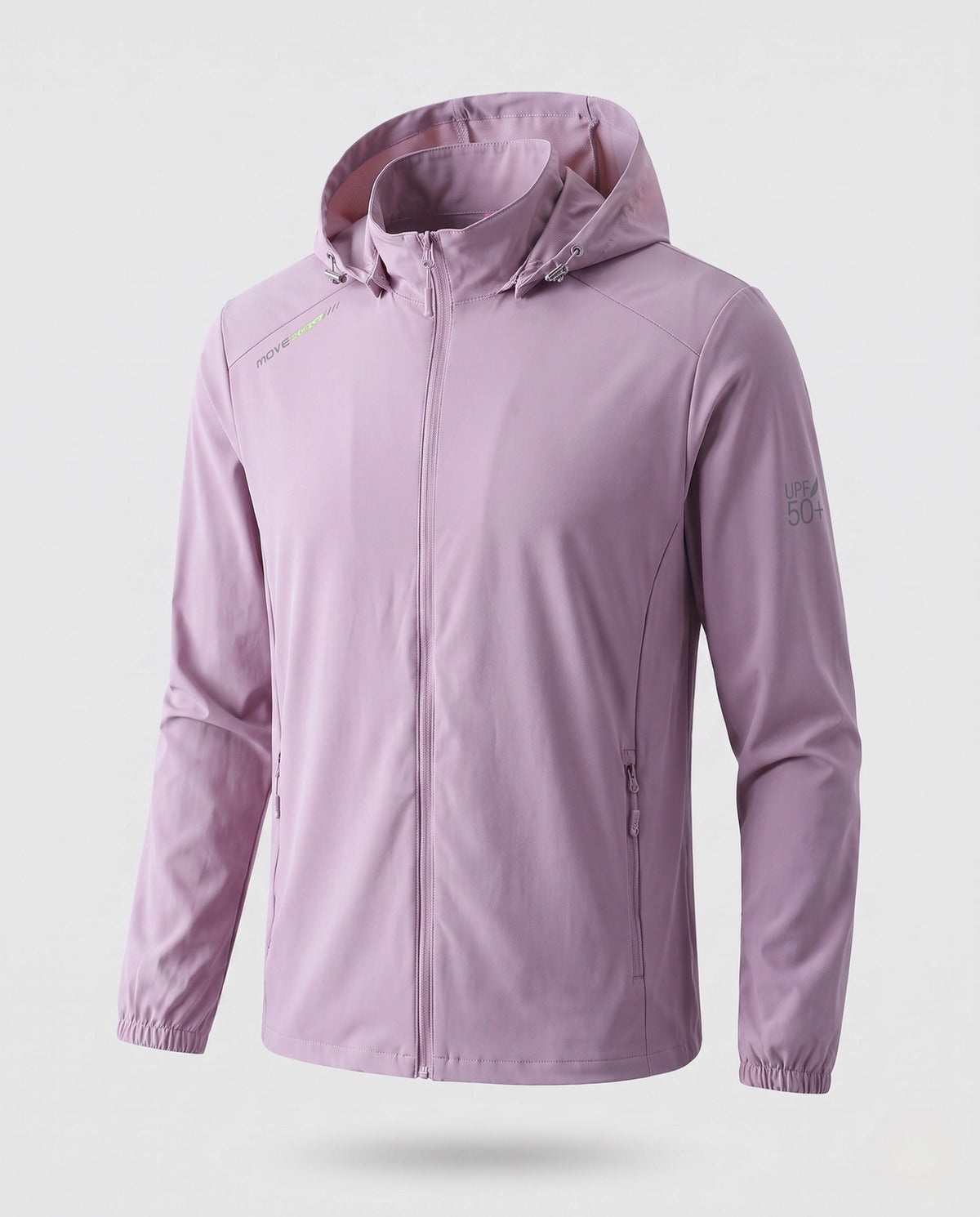 Unisex nan lightweight sun protection softshell jacket with hood, cooling functional fiber, and zippered pockets All Fashion - product shot