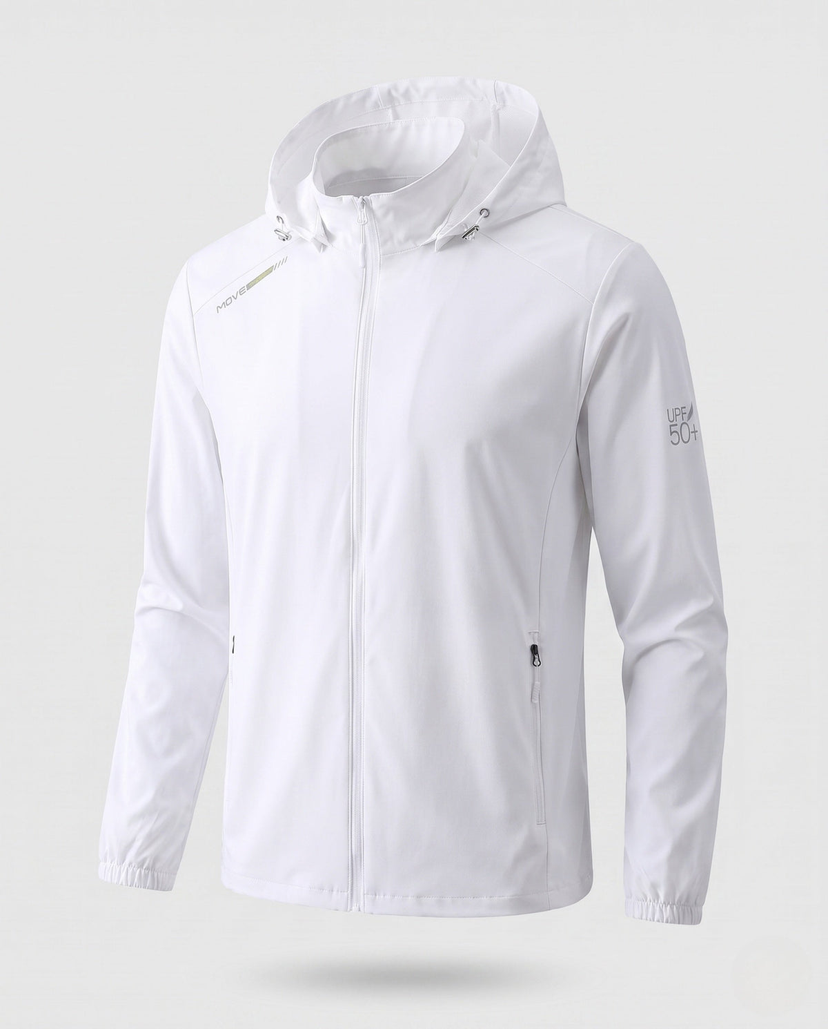 Unisex nan lightweight sun protection softshell jacket with hood, cooling functional fiber, and zippered pockets All Fashion - product shot