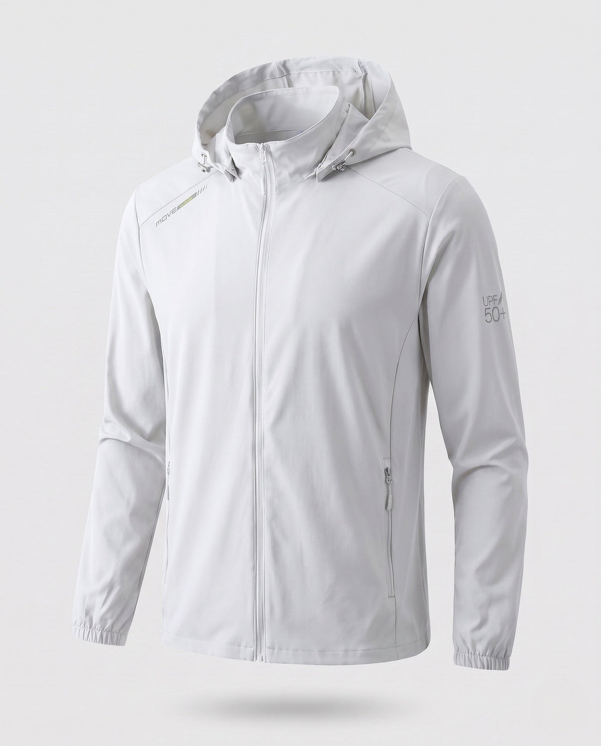 Unisex nan lightweight sun protection softshell jacket with hood, cooling functional fiber, and zippered pockets All Fashion - product shot