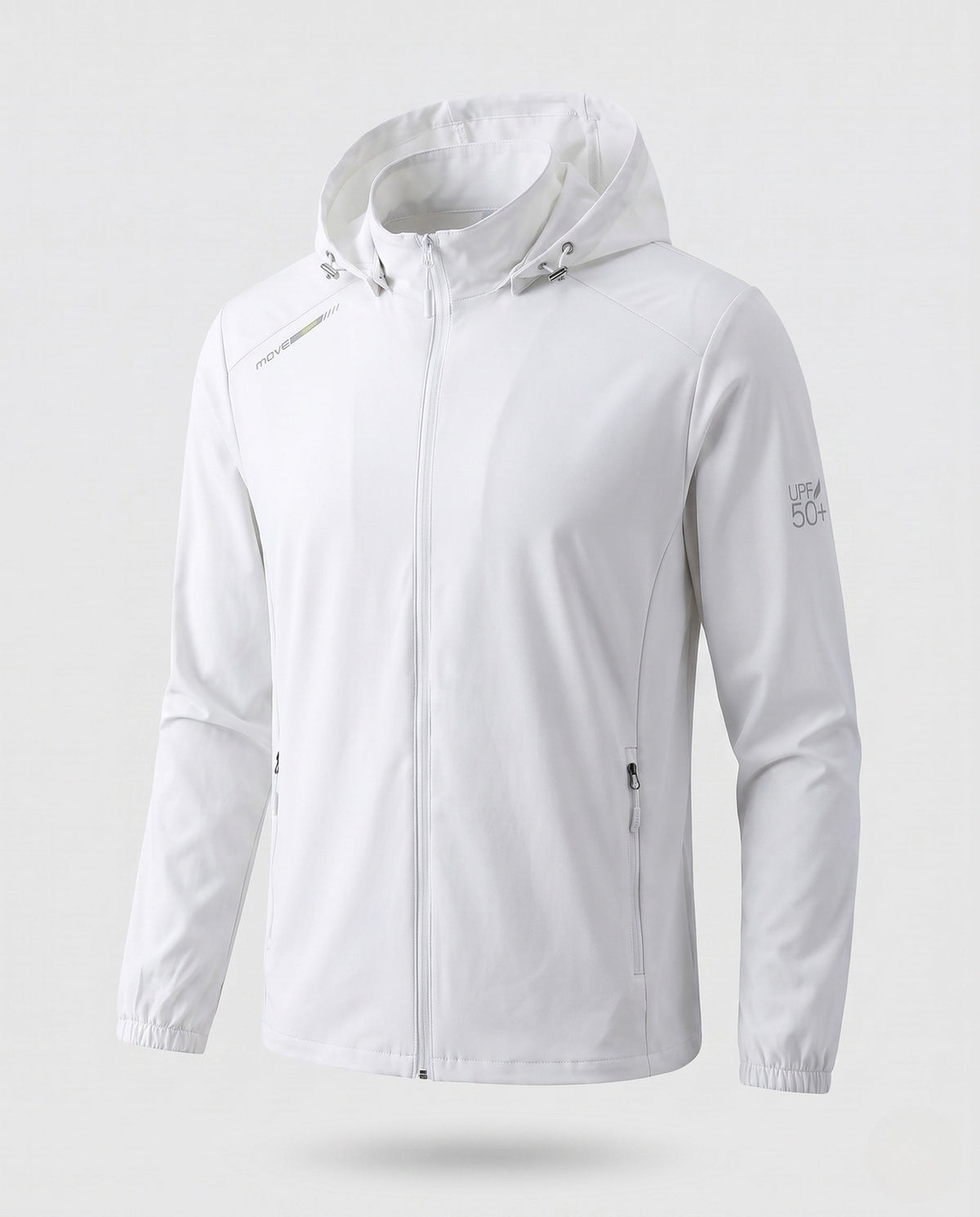 Unisex nan lightweight sun protection softshell jacket with hood, cooling functional fiber, and zippered pockets All Fashion - product shot