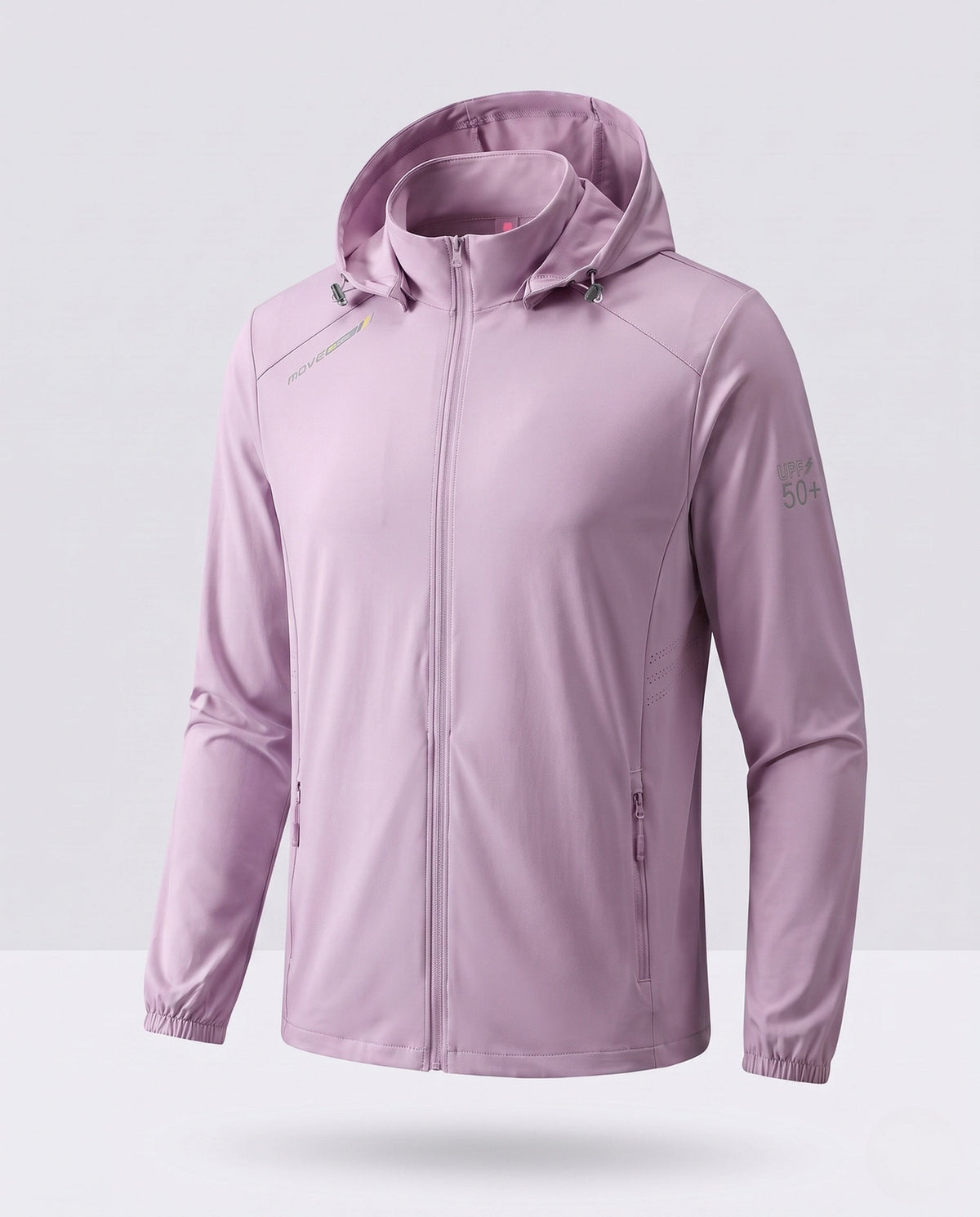 Unisex nan lightweight UV protection hoodie jacket with full zipper All Fashion - product shot