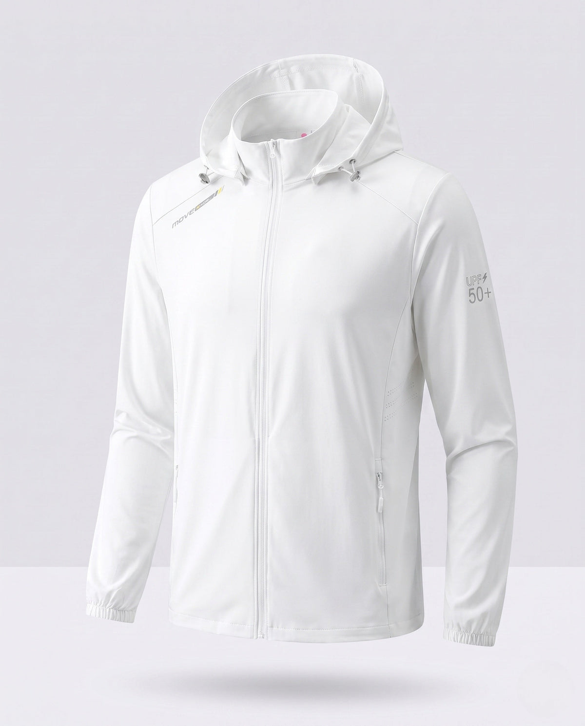 Unisex nan lightweight UV protection hoodie jacket with full zipper All Fashion - product shot