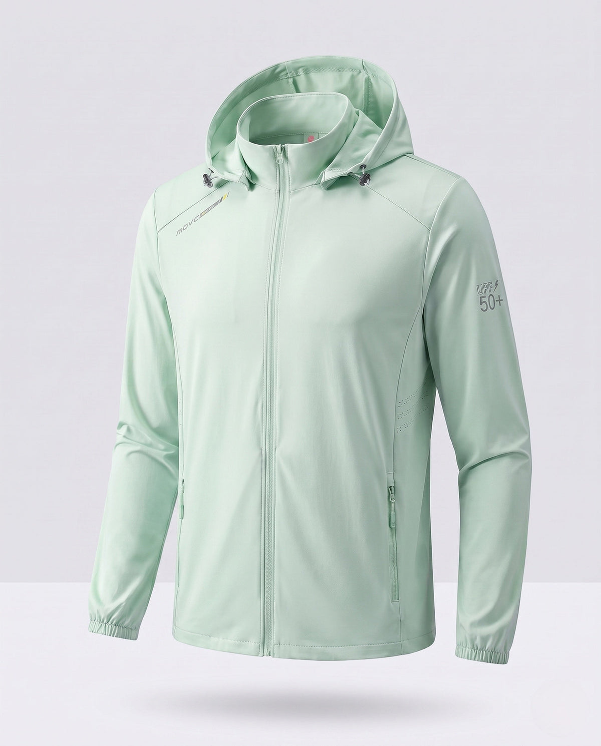 Unisex nan lightweight UV protection hoodie jacket with full zipper All Fashion - product shot