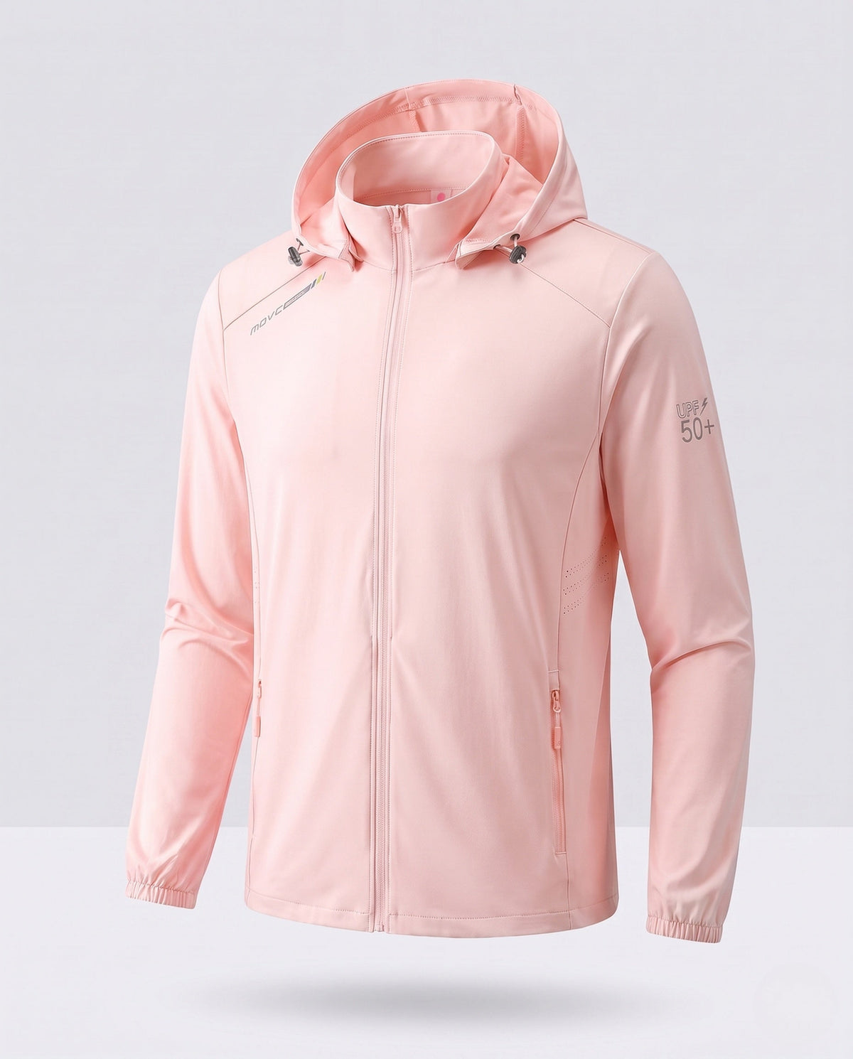 Unisex nan lightweight UV protection hoodie jacket with full zipper All Fashion - product shot