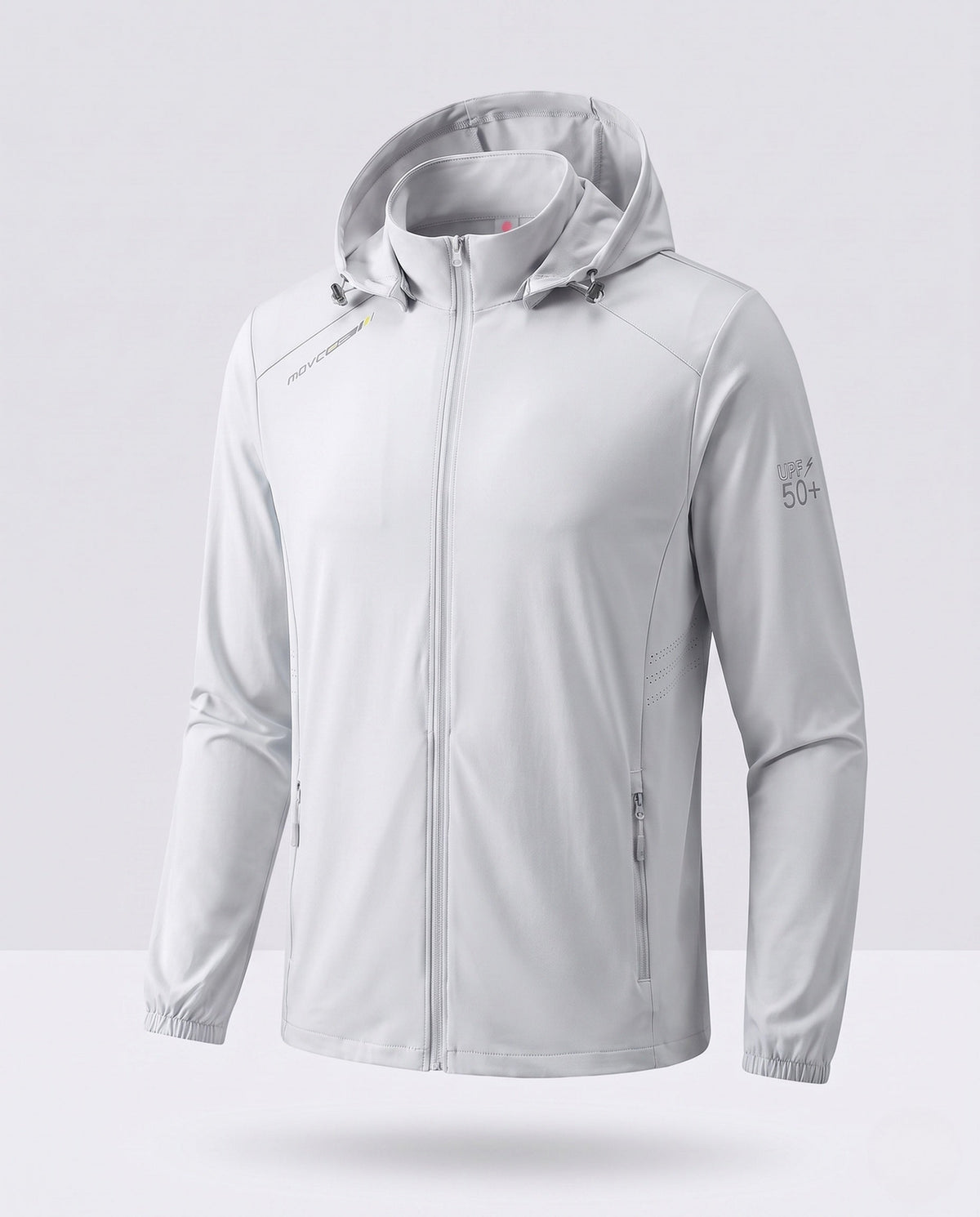 Unisex nan lightweight UV protection hoodie jacket with full zipper All Fashion - product shot
