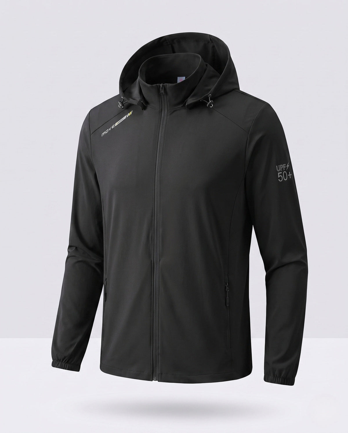 Unisex nan lightweight UV protection hoodie jacket with full zipper All Fashion - product shot