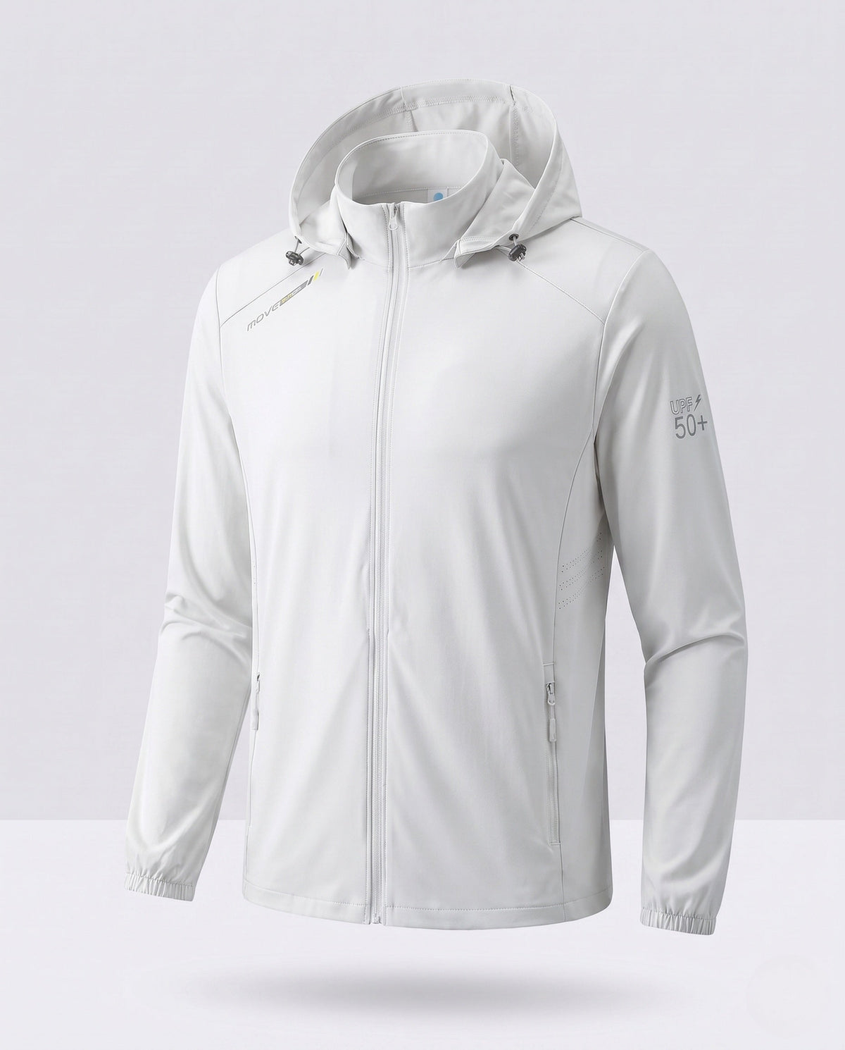 Unisex nan lightweight UV protection hoodie jacket with full zipper All Fashion - product shot