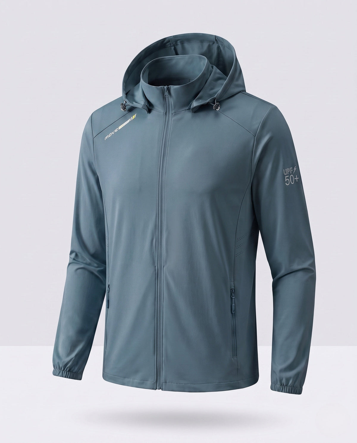 Unisex nan lightweight UV protection hoodie jacket with full zipper All Fashion - product shot