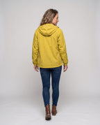 Unisex nan lightweight windbreaker with hood, water-repellent polyester-nylon blend and adjustable hem All Fashion - back view