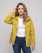 Unisex nan lightweight windbreaker with hood, water-repellent polyester-nylon blend and adjustable hem All Fashion - upper body view