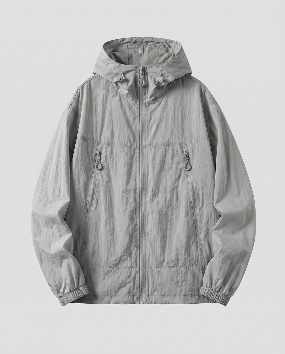 Unisex nan ultralight breathable windbreaker with hood and zipper All Fashion - product shot
