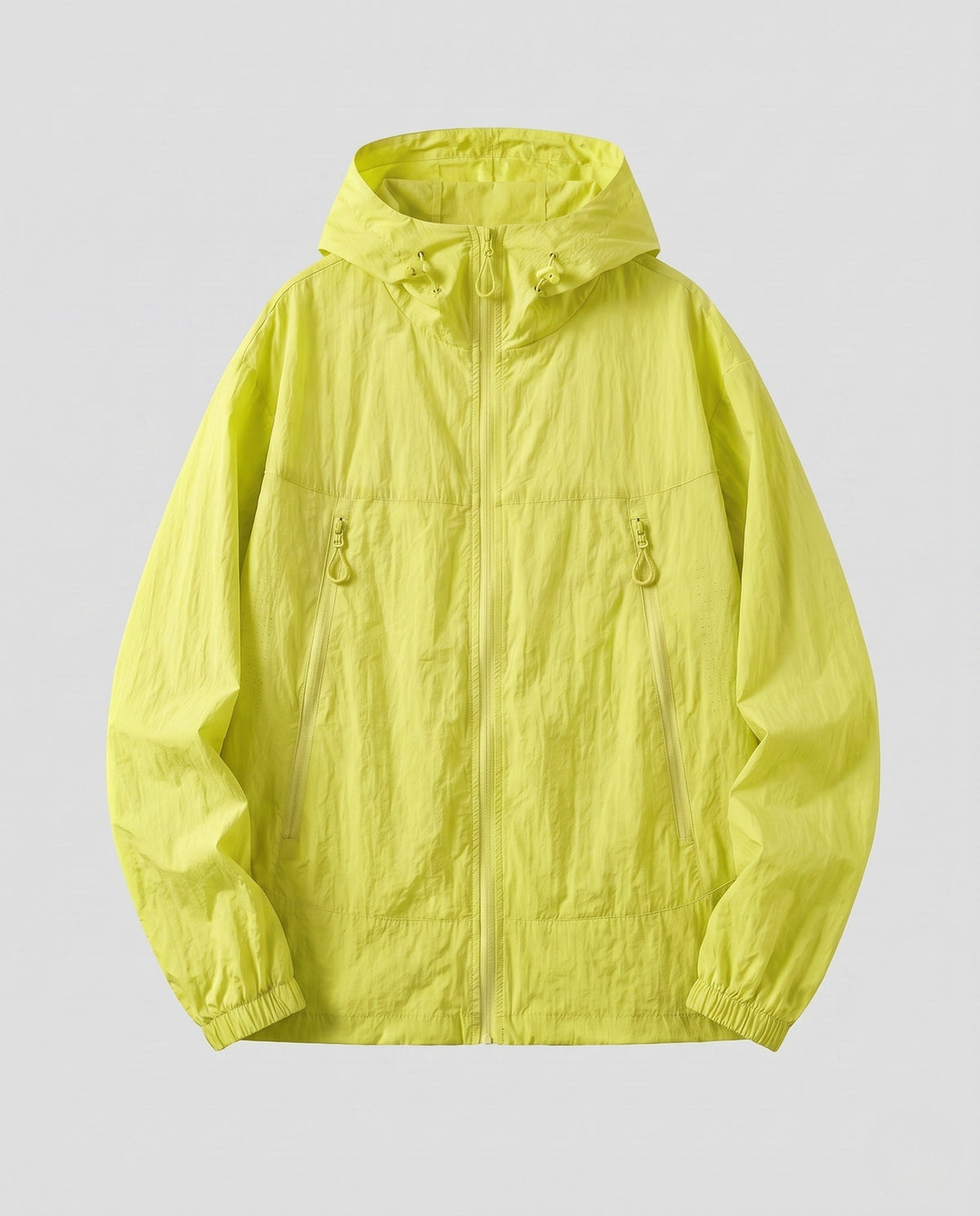 Unisex nan ultralight breathable windbreaker with hood and zipper All Fashion - product shot