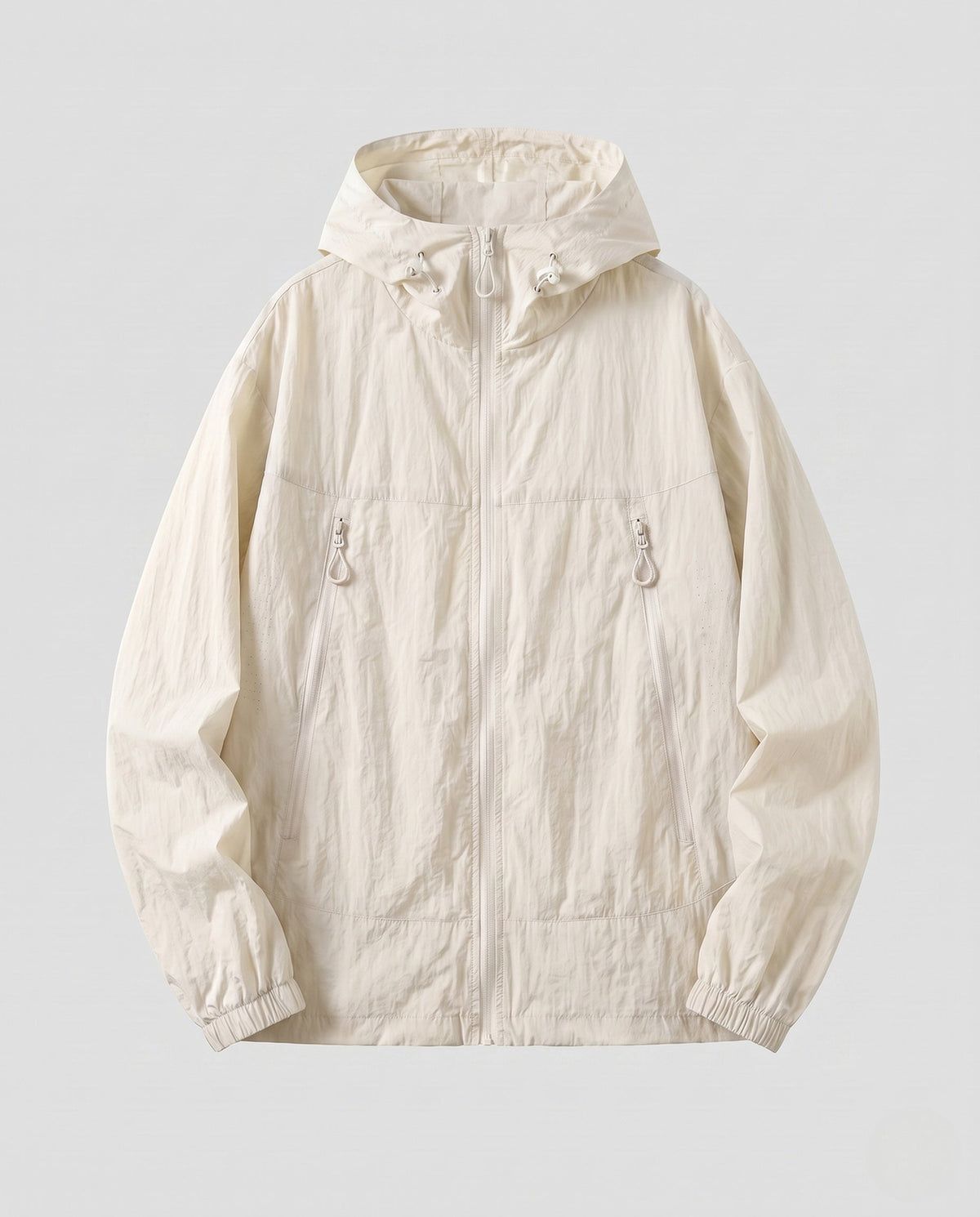 Unisex nan ultralight breathable windbreaker with hood and zipper All Fashion - product shot