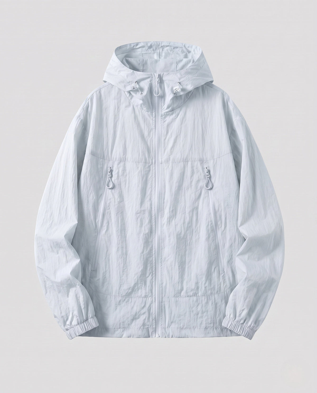 Unisex nan ultralight breathable windbreaker with hood and zipper All Fashion - product shot