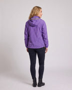 Unisex nan ultralight hoodie jacket with pack function, wind and water-repellent DWR coating and zippered pockets All Fashion - back view