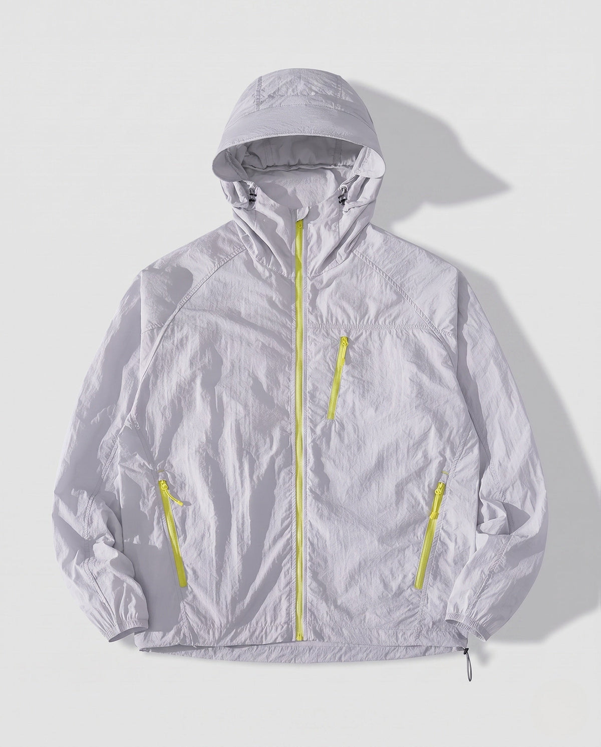 Unisex nan ultralight hoodie jacket with pack function, wind and water-repellent DWR coating and zippered pockets All Fashion - product shot