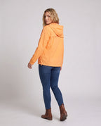 Unisex nan ultra-light summer hoodie jacket with mesh lining, ventilation zones, and pack function All Fashion - back view