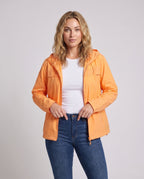 Unisex nan ultra-light summer hoodie jacket with mesh lining, ventilation zones, and pack function All Fashion - upper body view