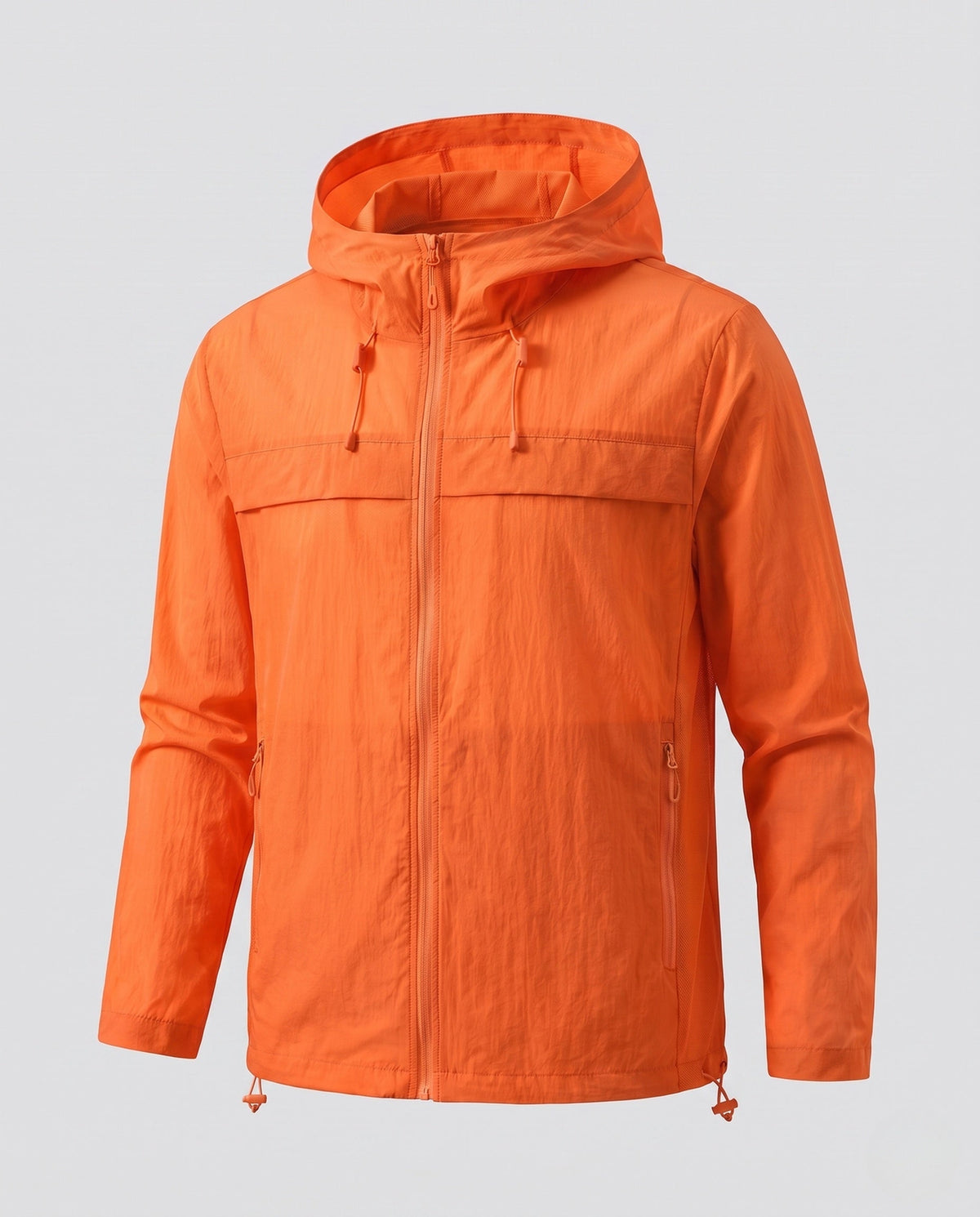 Unisex nan ultra-light summer hoodie jacket with mesh lining, ventilation zones, and pack function All Fashion - product shot