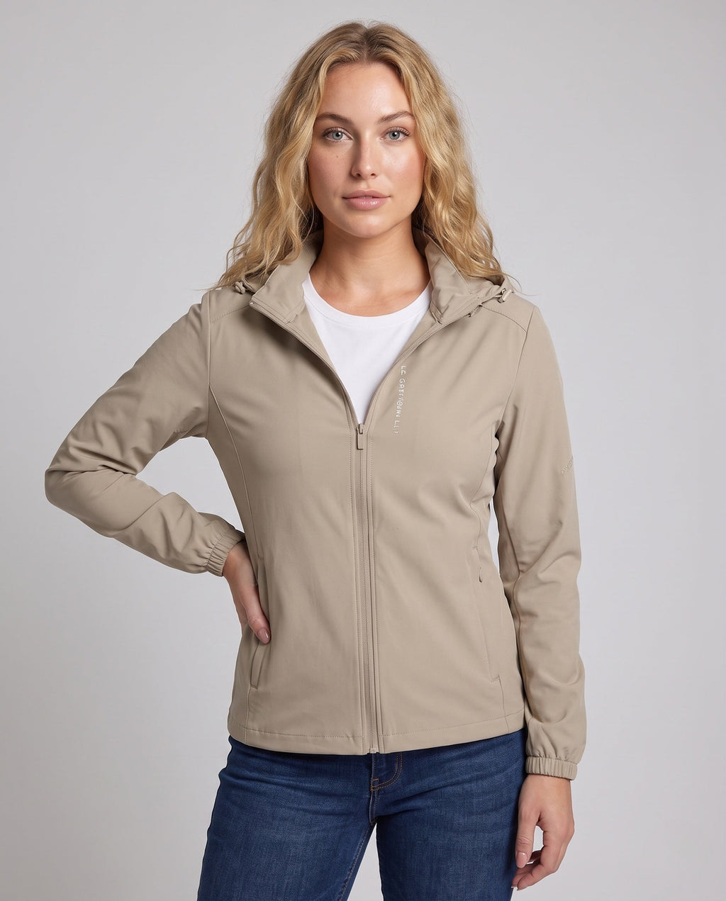 Unisex nan ultralight UV protection sun jacket with hood, breathable and quick-drying All Fashion - upper body view