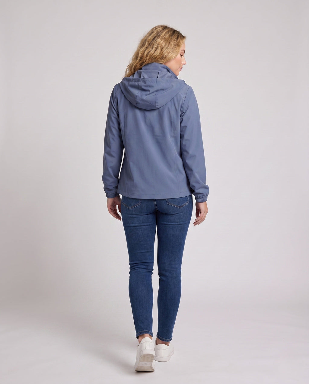Unisex nan ultra-light UV protection jacket with hood, breathable summer jacket, windproof All Fashion - back view