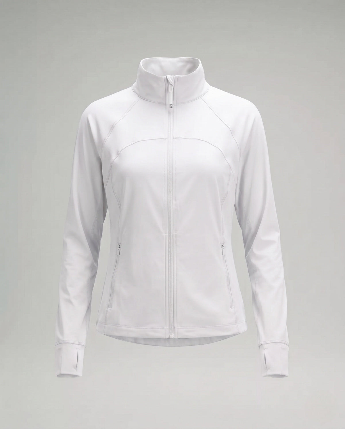 Women's nano lightweight breathable running jacket with stand-up collar and zip pockets All Fashion - product shot