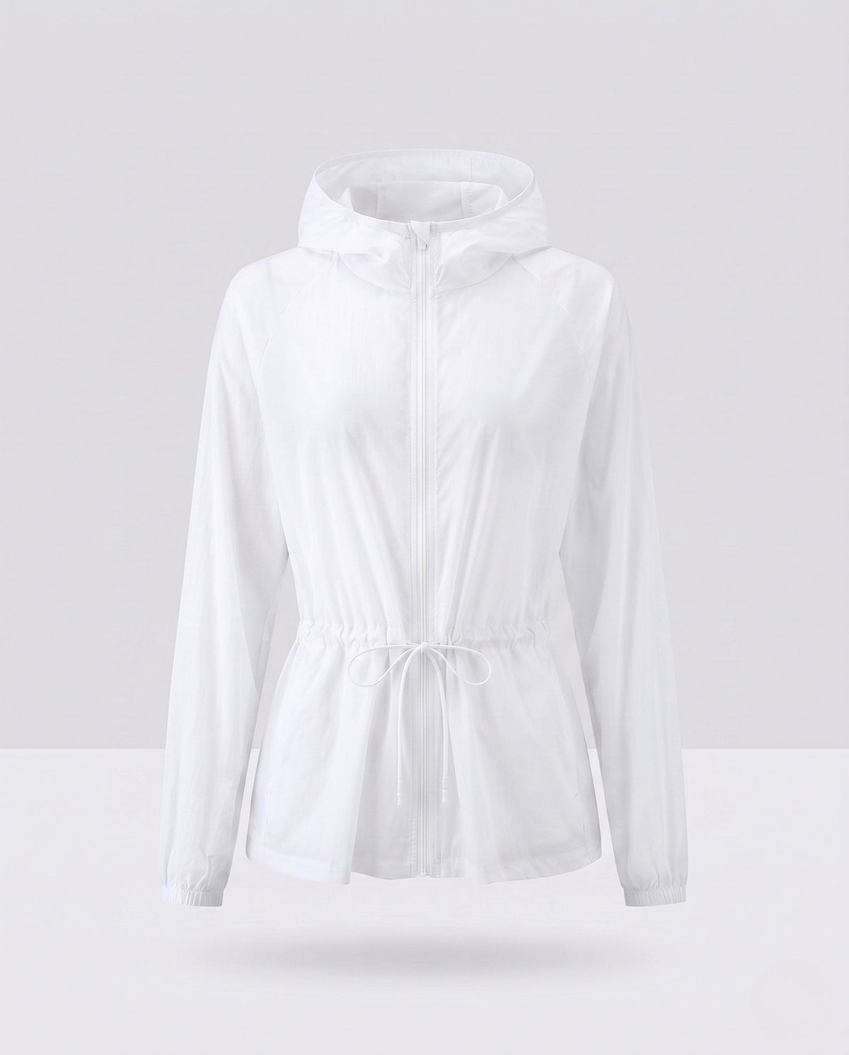 Women's lightweight hooded protection jacket with waist drawstring and elastic cuffs All Fashion - product shot