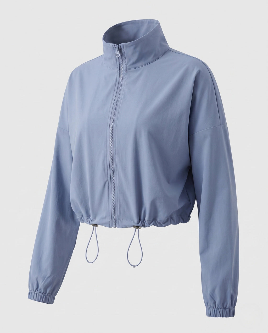 Women's nan ultra-light short-cut training jacket with zipper and drawstring All Fashion - product shot