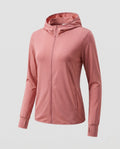 Women's ultra-light running hooded jacket with micro-perforated fabric, elastic hem, and slim fit All Fashion - product shot