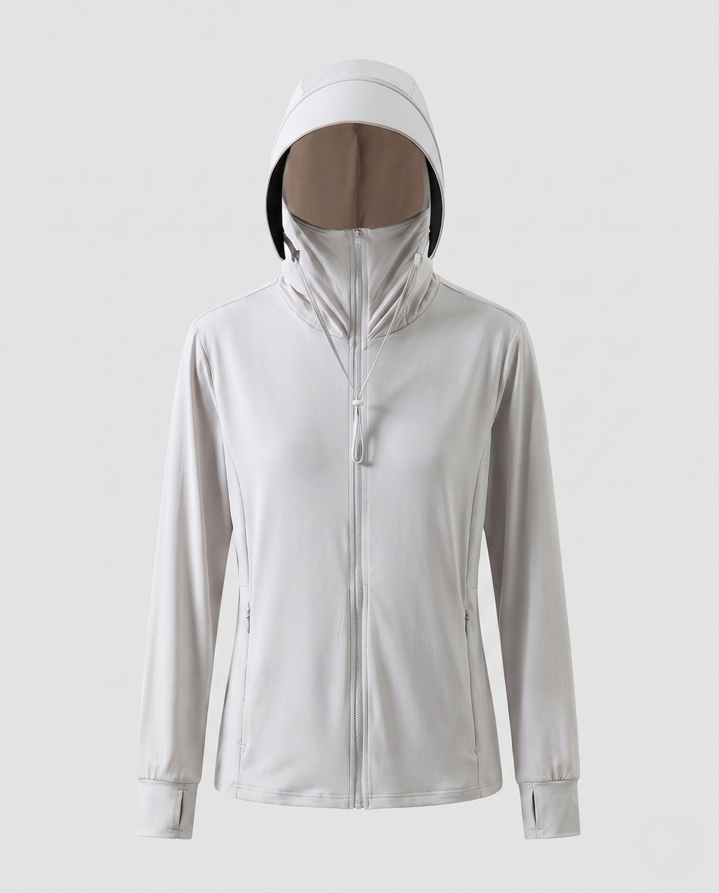 Unisex nan ultralight UV protection hoodie with extended sun visor All Fashion - product shot