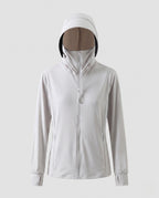 Unisex nan ultralight UV protection hoodie with extended sun visor All Fashion - product shot