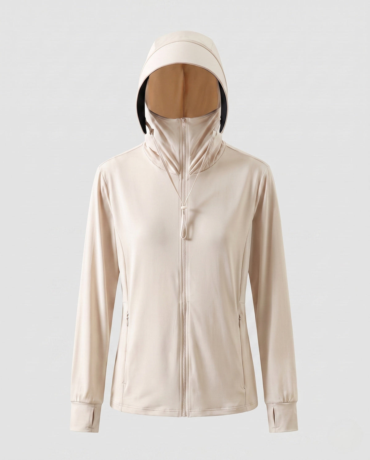 Unisex nan ultralight UV protection hoodie with extended sun visor All Fashion - product shot