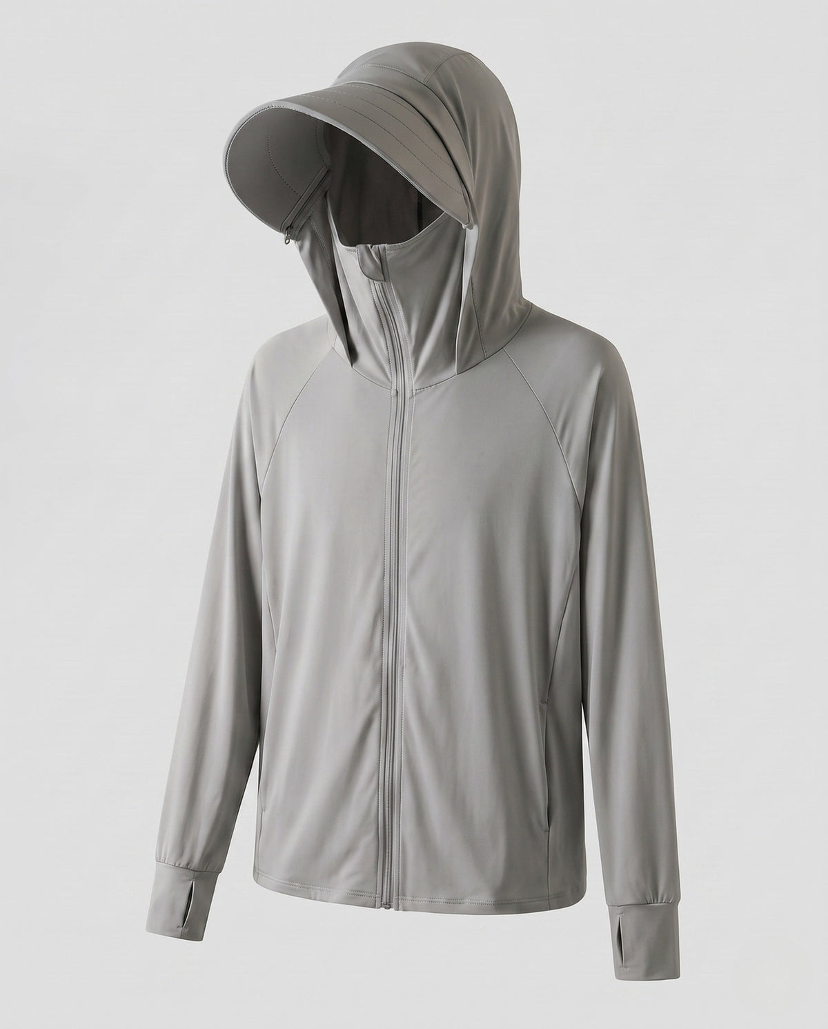 Unisex nan ultralight UV protection hoodie with wide sun visor All Fashion - product shot