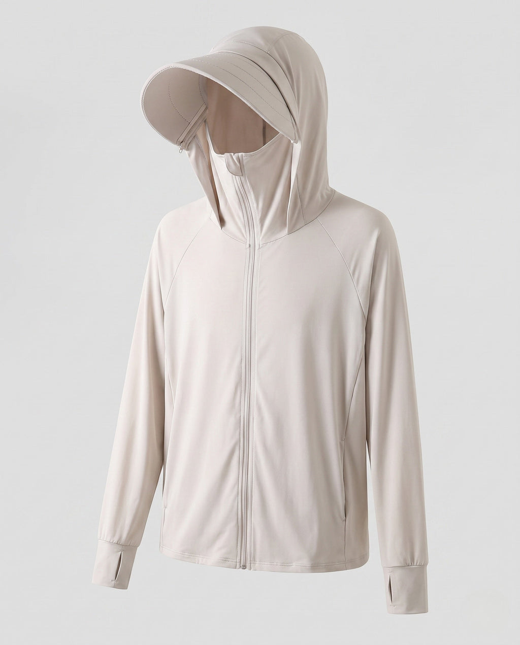 Unisex nan ultralight UV protection hoodie with wide sun visor All Fashion - product shot