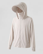 Unisex nan ultralight UV protection hoodie with wide sun visor All Fashion - product shot