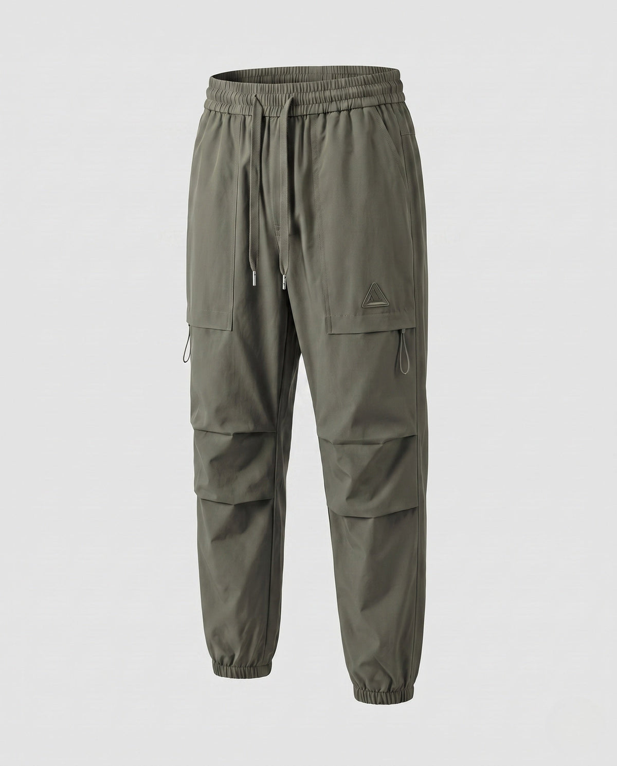 Women's comfortable and casual cargo pants with elastic waistband - product shot