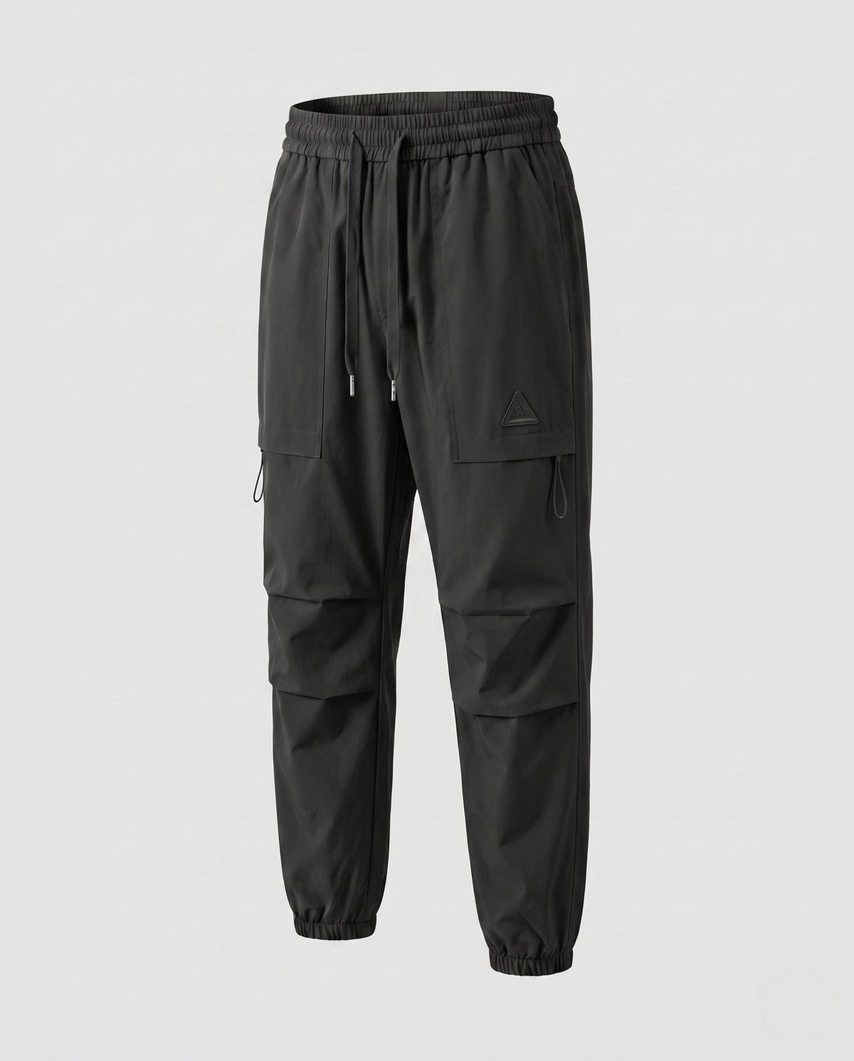 Women's comfortable and casual cargo pants with elastic waistband - product shot