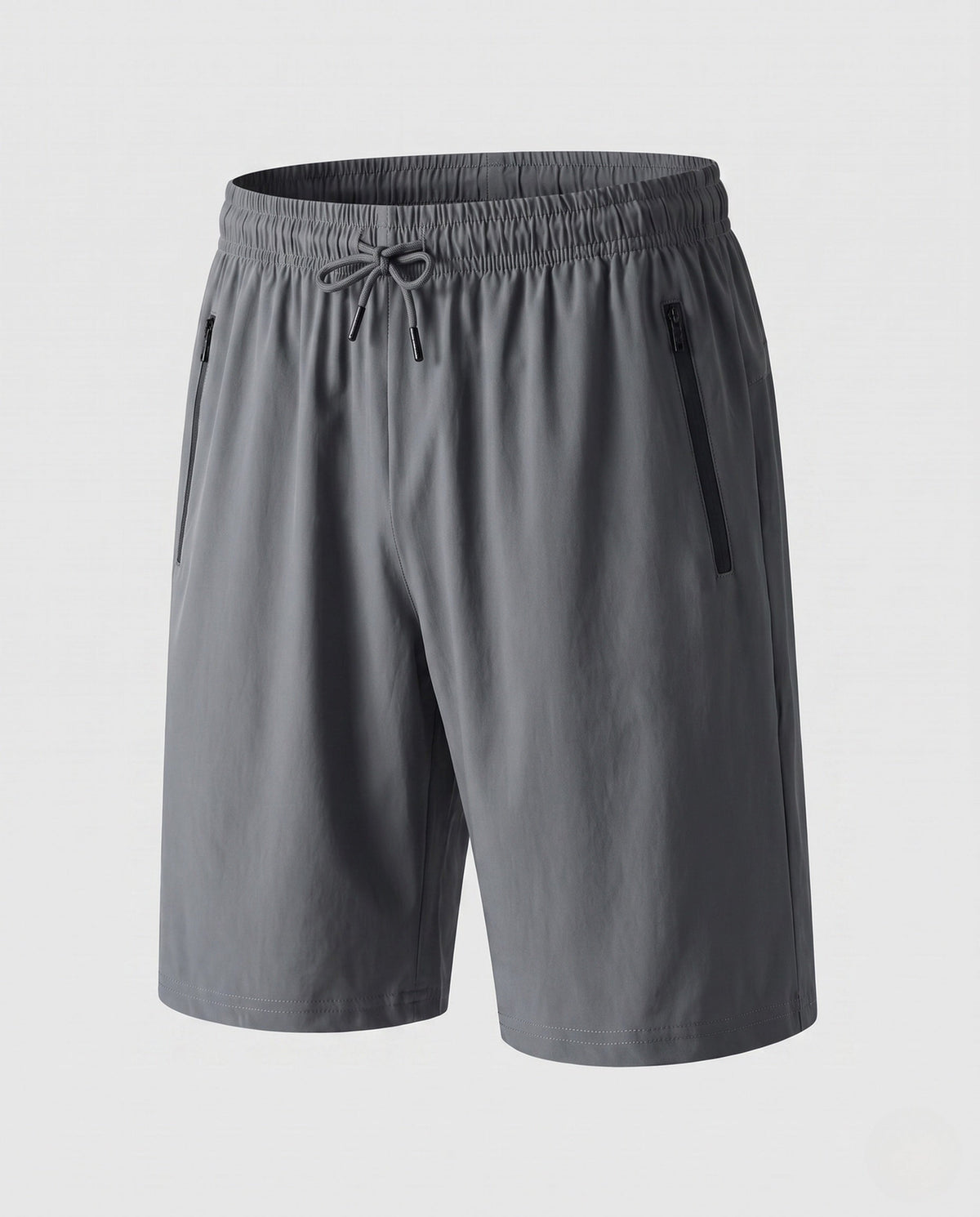 Women's sporty shorts with elastic waistband and breathable material - product shot