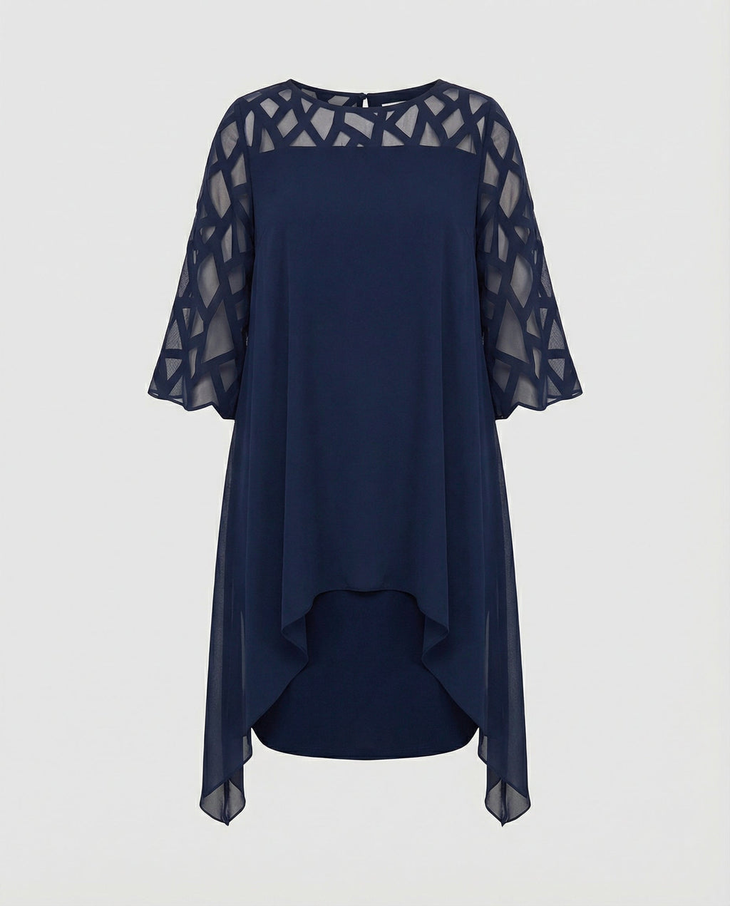 Elegant plus size midi dress
