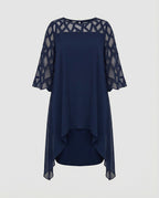 Elegant plus size midi dress