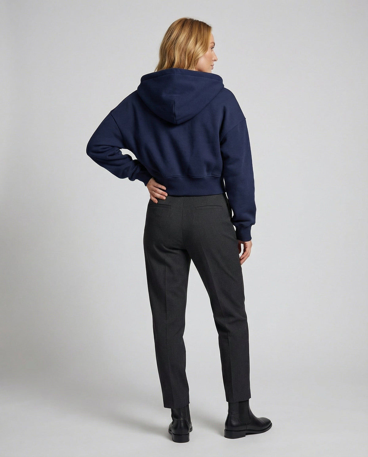 Oversize Sweatshirt Zipper