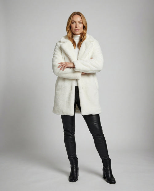 Faux Fur Winter Jacket Women