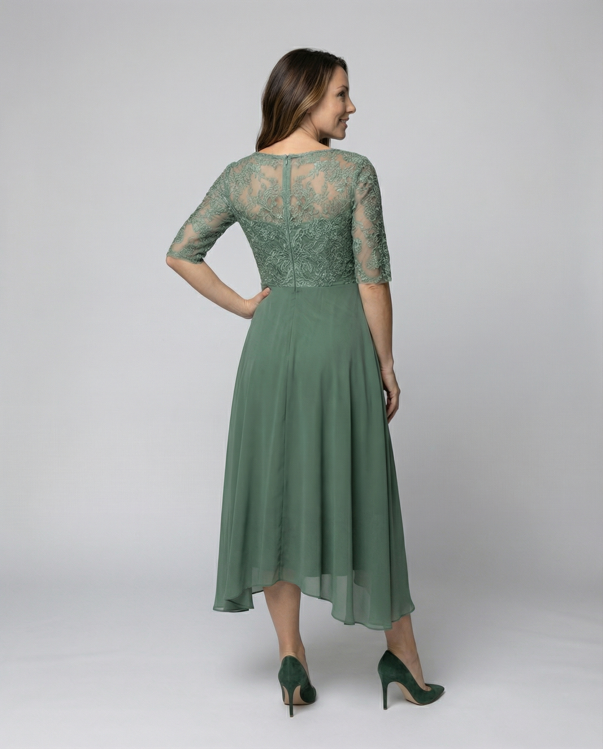 Airy Elegant Midi Dress