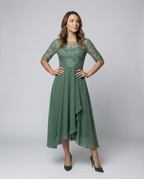 Airy Elegant Midi Dress