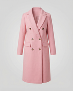 Stylish women's winter coat luxurious